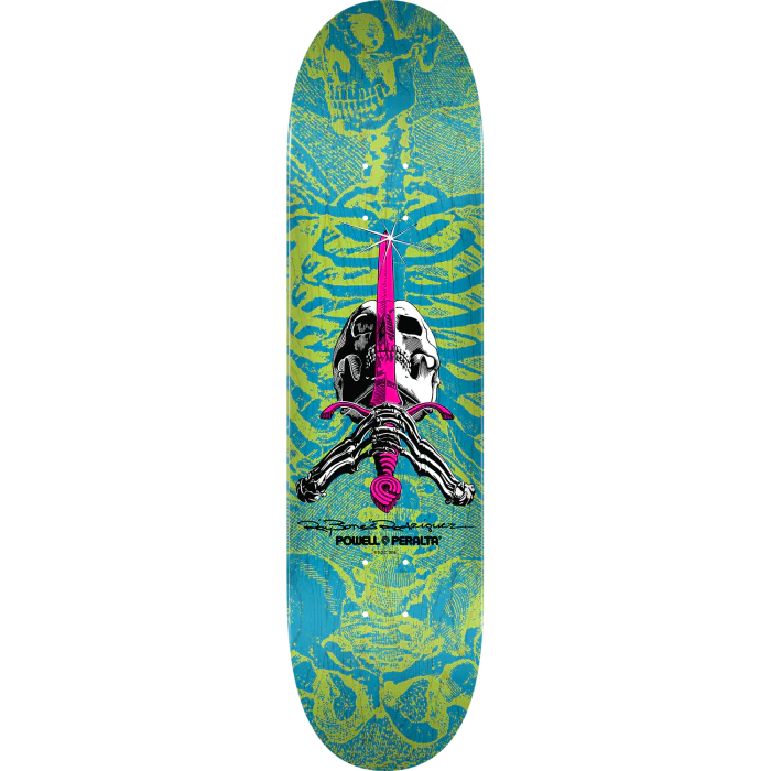 Skull + Sword Skateboard Deck 8.25"