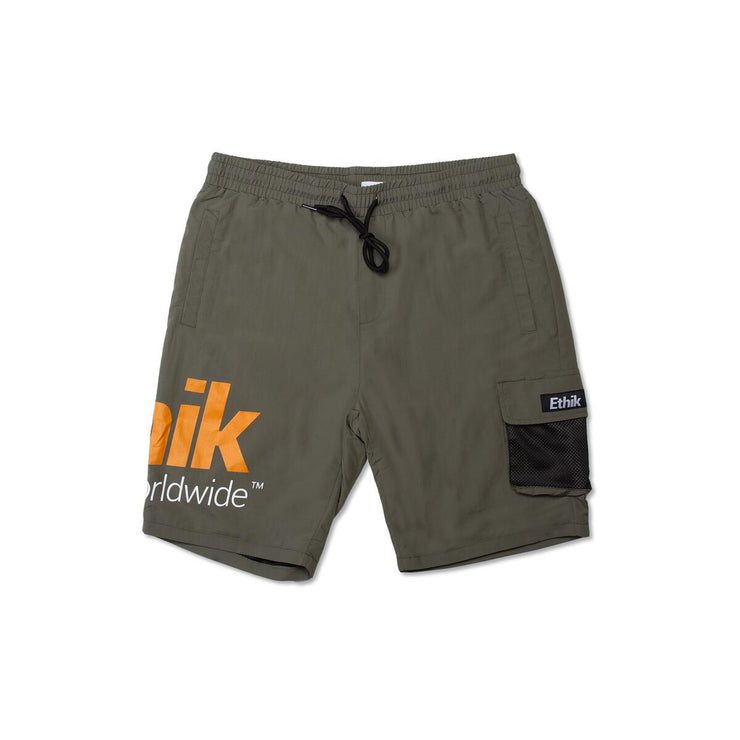 Orchard Cargo Shorts, Olive from Ethik | Shop online at good-times.ae | Online Streetwear and Skate Shop in Dubai