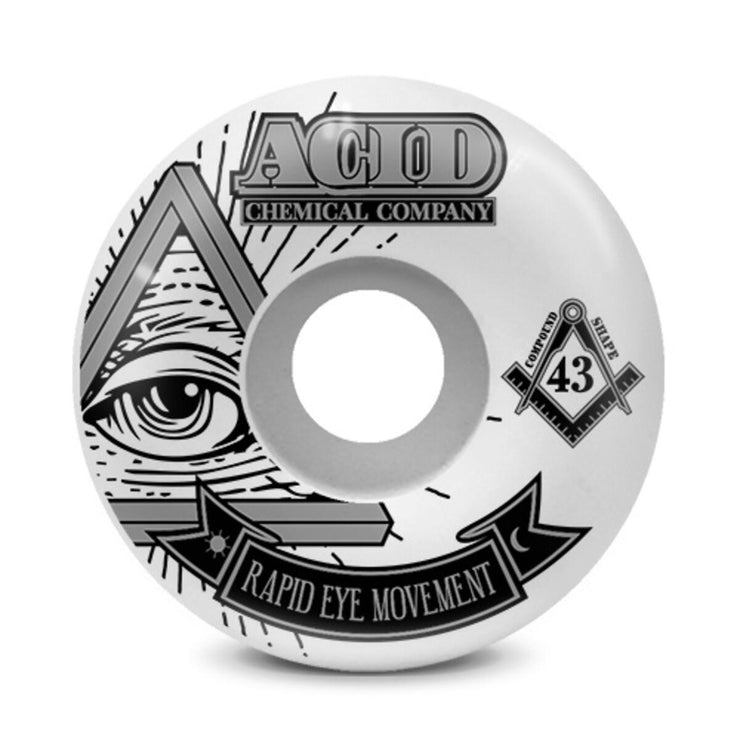 Pyramid 54mm 101a Skateboard Wheels from ACID | Shop online at good-times.ae | Online Streetwear and Skate Shop in Dubai