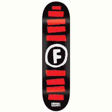 Doodle Stripe Black 8 Skateboard Deck from Foundation Skateboards | Shop online at good-times.ae | Online Streetwear and Skate Shop in Dubai