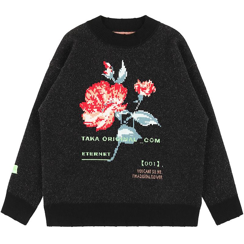 Flower Sweater Yohji Supreme Sweater Yohji Yamamoto X Supreme 花柄