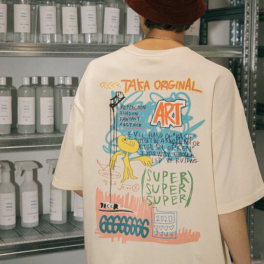 Abstract Painting T-Shirt from Taka Original | Shop online at good-times.ae | Online Streetwear and Skate Shop in Dubai