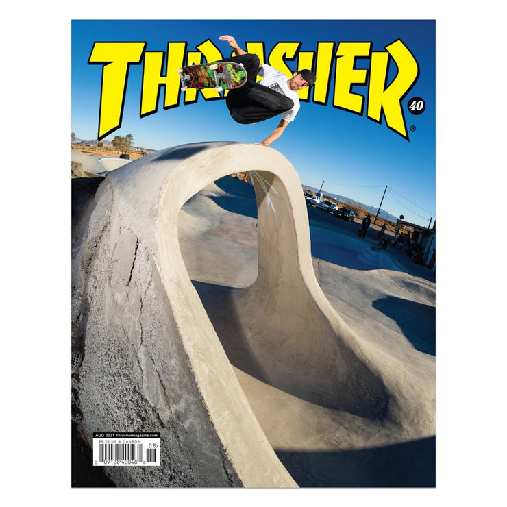 Thrasher Magazine August 2021 from Thrasher | Shop online at good-times.ae | Online Streetwear and Skate Shop in Dubai