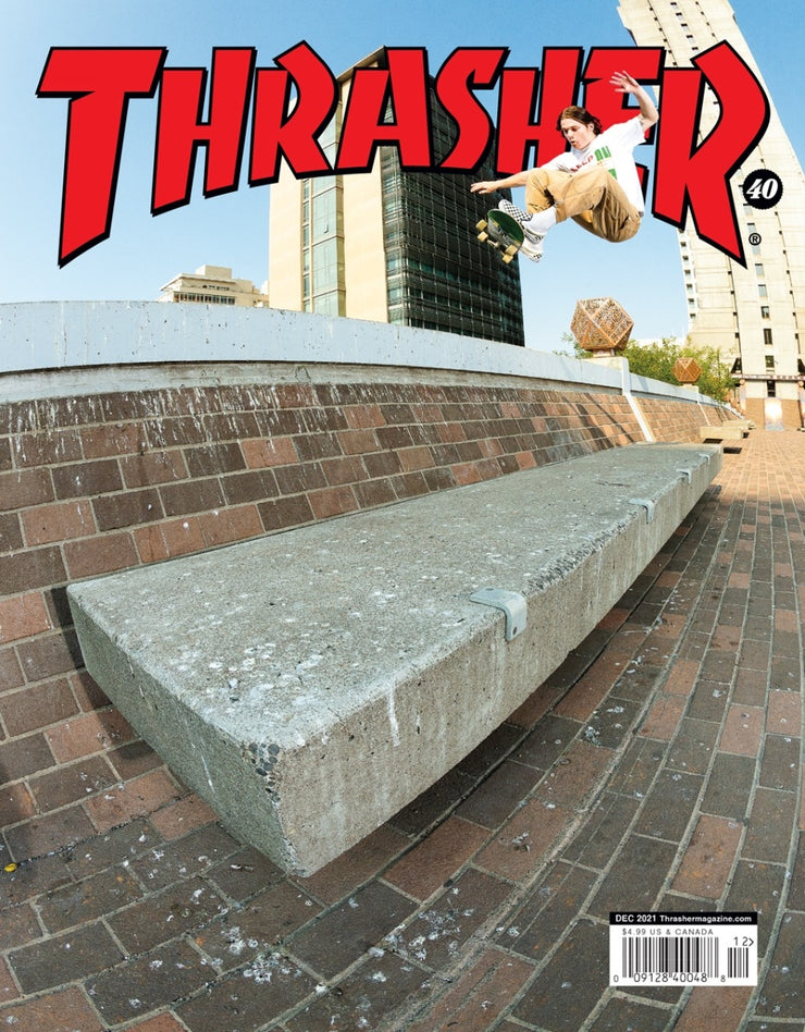 Thrasher Magazine December 2021 from Thrasher | Shop online at good-times.ae | Online Streetwear and Skate Shop in Dubai