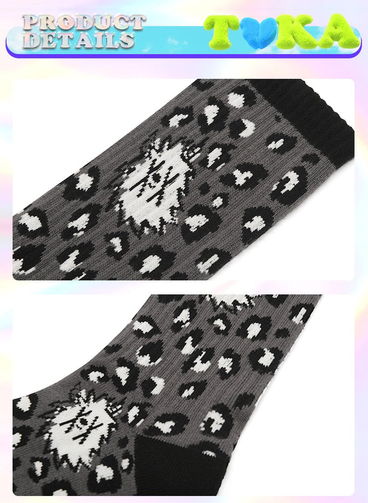Leopard Socks from Taka Original | Shop online at good-times.ae | Online Streetwear and Skate Shop in Dubai