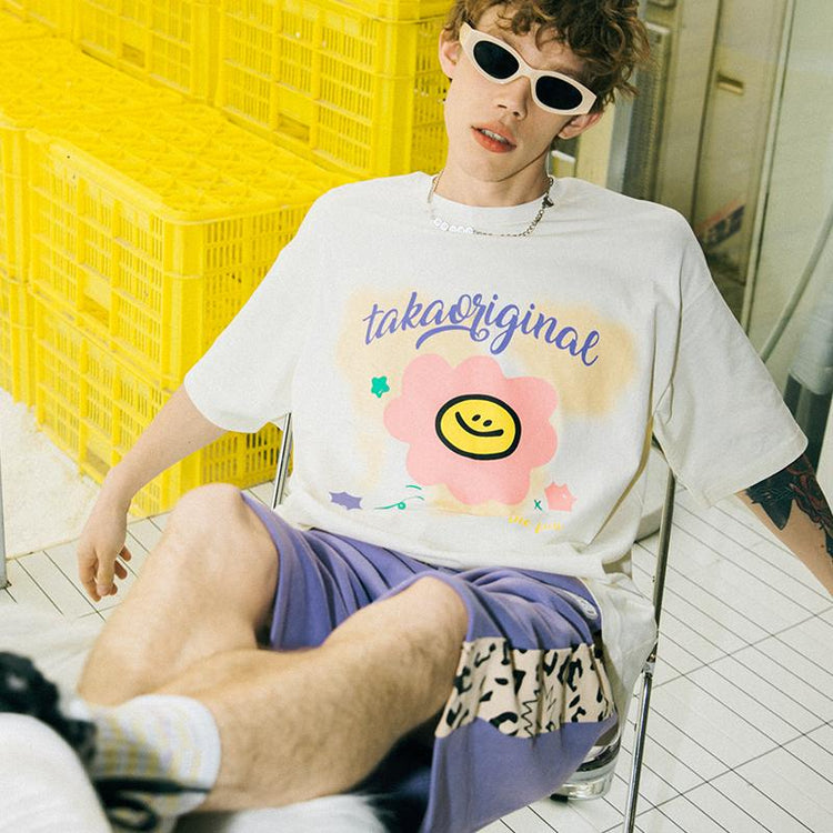 Lil Daisy Smile Flower T-Shirt | Taka Original | good-times Lil Daisy Smile Flower T-Shirt | Taka Original | good-times