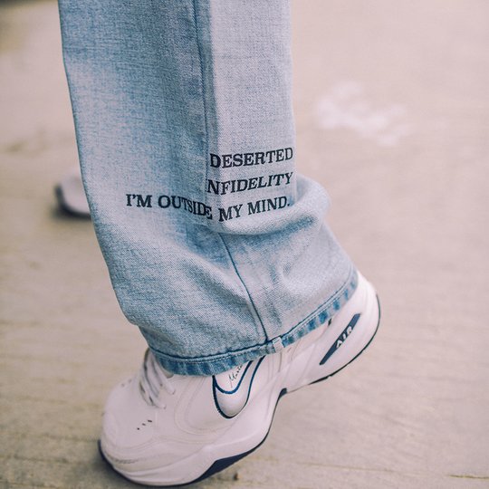 Spray Paint Jeans from Taka Original | Shop online at good-times.ae | Online Streetwear and Skate Shop in Dubai