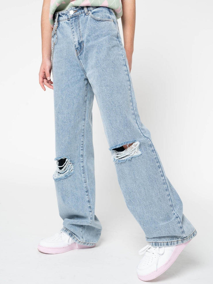 Angel Girl Wide Leg Jeans from Minga London | Shop online at good-times.ae | Online Streetwear and Skate Shop in Dubai