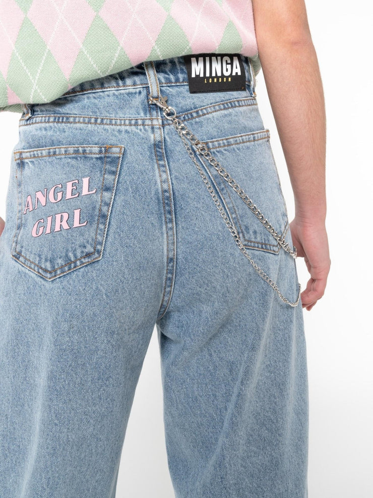 Angel Girl Wide Leg Jeans from Minga London | Shop online at good-times.ae | Online Streetwear and Skate Shop in Dubai