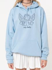 Cry Baby Angel Hoodie from Minga London | Shop online at good-times.ae | Online Streetwear and Skate Shop in Dubai