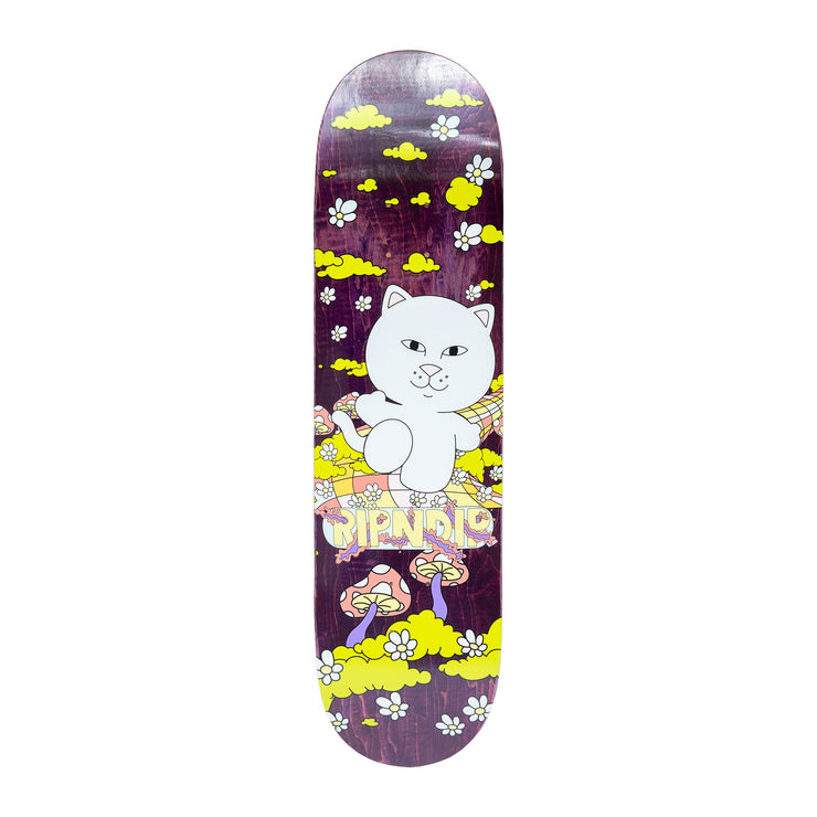 Day Tripper 8.00 Skateboard Deck from Ripndip | Shop online at good-times.ae | Online Streetwear and Skate Shop in Dubai