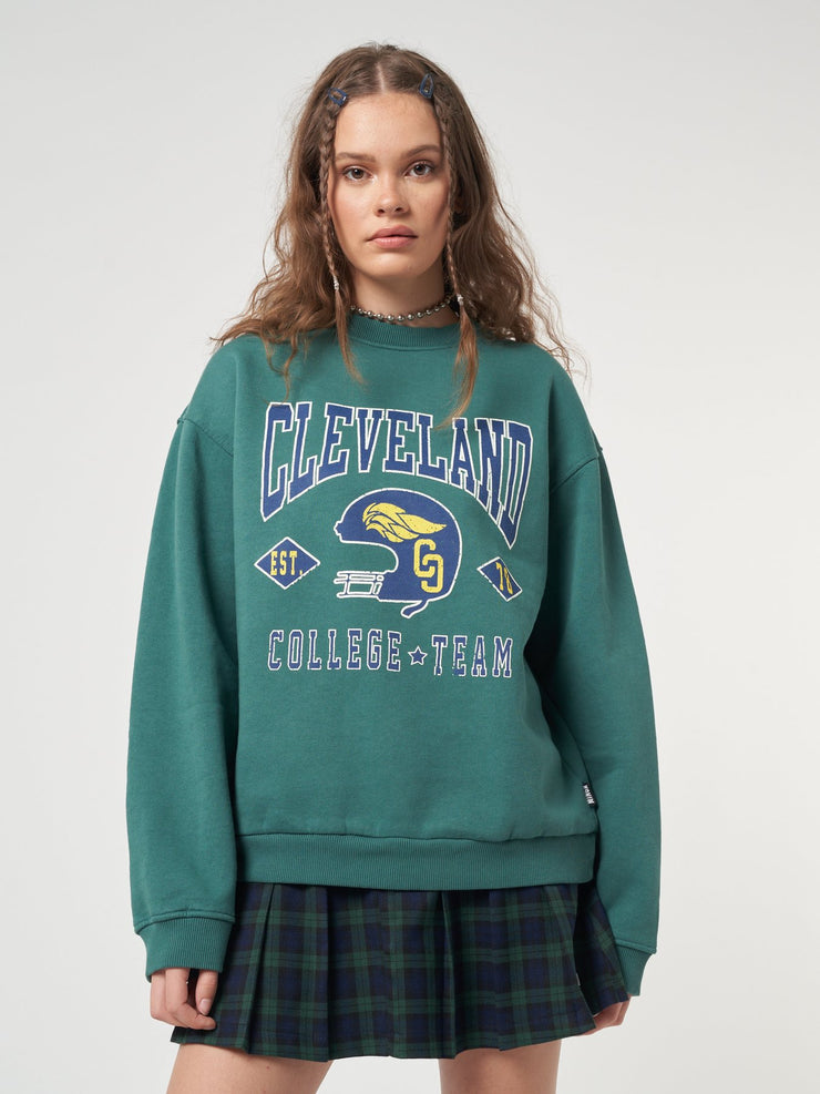 Cleveland Team Sweater from Minga London | Shop online at good-times.ae | Online Streetwear and Skate Shop in Dubai