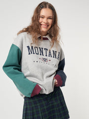 Montana Colourblock Sweater from Minga London | Shop online at good-times.ae | Online Streetwear and Skate Shop in Dubai