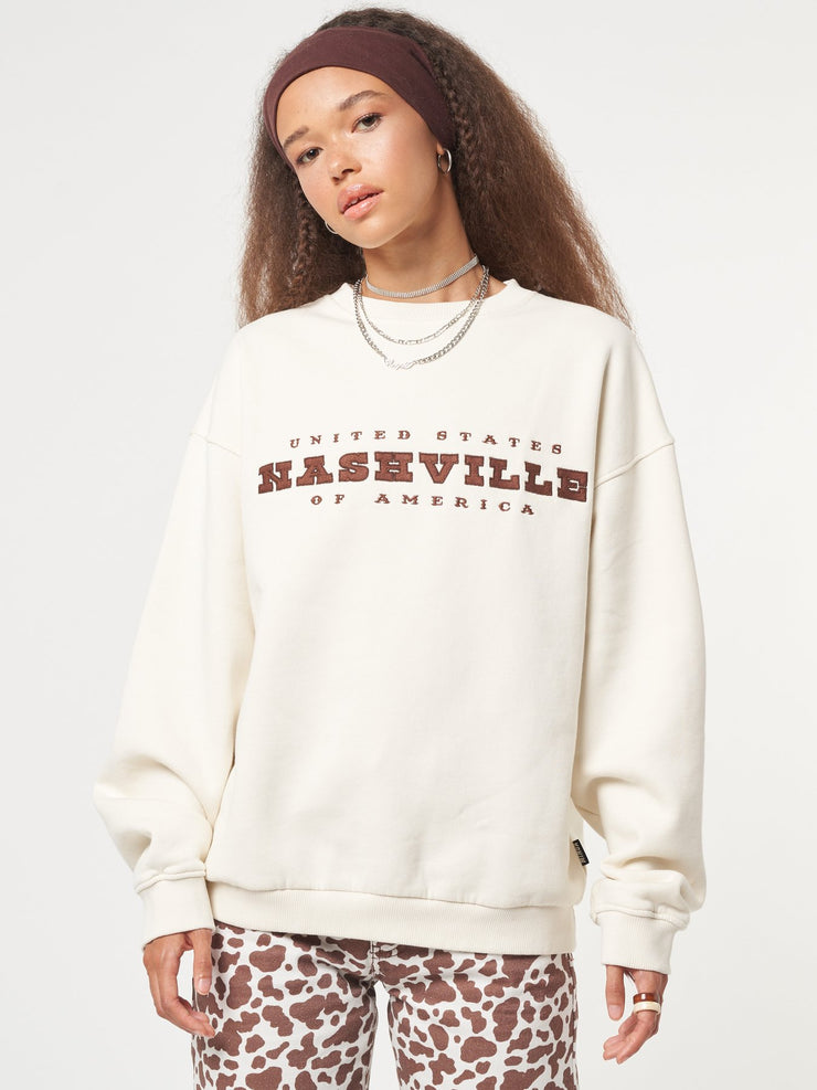 Nashville Sweater from Minga London | Shop online at good-times.ae | Online Streetwear and Skate Shop in Dubai