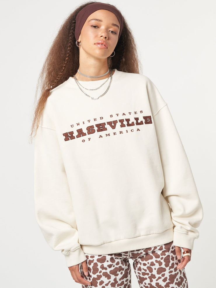 Nashville Sweater from Minga London | Shop online at good-times.ae | Online Streetwear and Skate Shop in Dubai