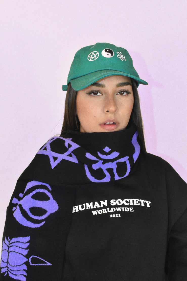 Awos Logos Cap from Human Society | Shop online at good-times.ae | Online Streetwear and Skate Shop in Dubai