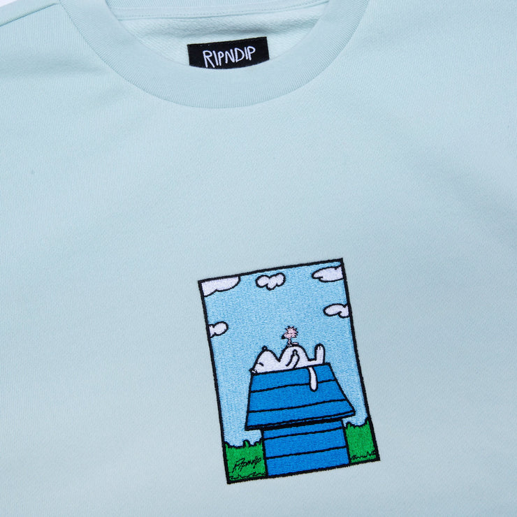 Not Today Embroidered Crewneck from Ripndip | Shop online at good-times.ae | Online Streetwear and Skate Shop in Dubai