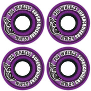 Pig Wheels Supercruiser Purple 62MM 85A Wheels from Pig Wheels | Shop online at good-times.ae | Online Streetwear and Skate Shop in Dubai