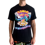 Sonic Wave Tee from Pink Dolphin | Shop online at good-times.ae | Online Streetwear and Skate Shop in Dubai