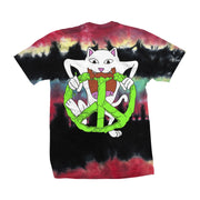 Peace No Love Tee, Tie Dye from Ripndip | Shop online at good-times.ae | Online Streetwear and Skate Shop in Dubai
