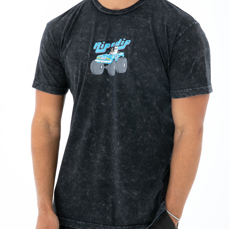 Nerm Cruiser Tee, Black Mineral Wash