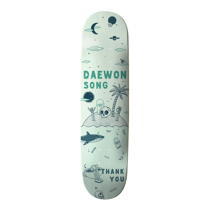 Cast Away 8.0 Skateboard Deck from Thank You Skateboards | Shop online at good-times.ae | Online Streetwear and Skate Shop in Dubai