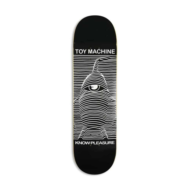 Known Pleasure 8.00 Skateboard Deck from Toy Machine | Shop online at good-times.ae | Online Streetwear and Skate Shop in Dubai