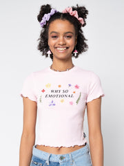 Why So Emotional Crop Top from Minga London | Shop online at good-times.ae | Online Streetwear and Skate Shop in Dubai