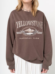 Yellowstone National Park Sweater from Minga London | Shop online at good-times.ae | Online Streetwear and Skate Shop in Dubai