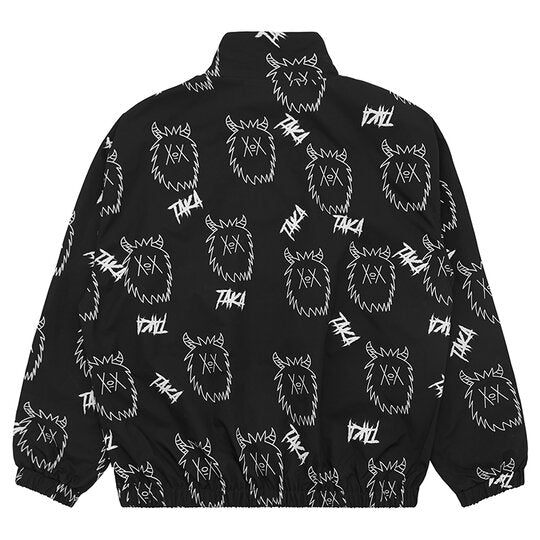 Moody Bob Print Logo Jacket, Black from Taka Original | Shop online at good-times.ae | Online Streetwear and Skate Shop in Dubai