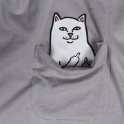 Lord Nermal Pocket Tee, Grey from Ripndip | Shop online at good-times.ae | Online Streetwear and Skate Shop in Dubai