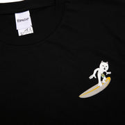 Surfs Up Tee, Black from Ripndip | Shop online at good-times.ae | Online Streetwear and Skate Shop in Dubai