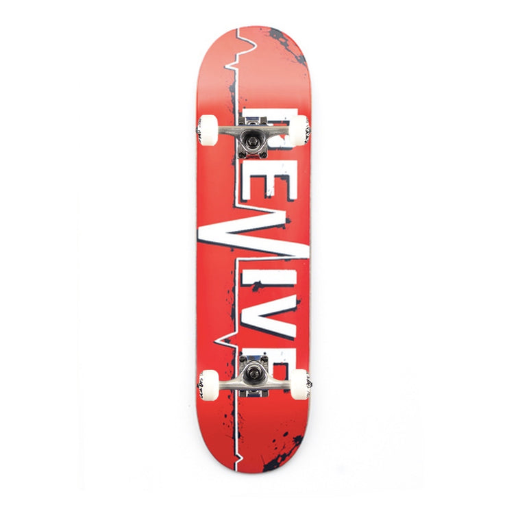 Red Lifeline 8.25 Complete Skateboard from Revive Skateboards | Shop online at good-times.ae | Online Streetwear and Skate Shop in Dubai