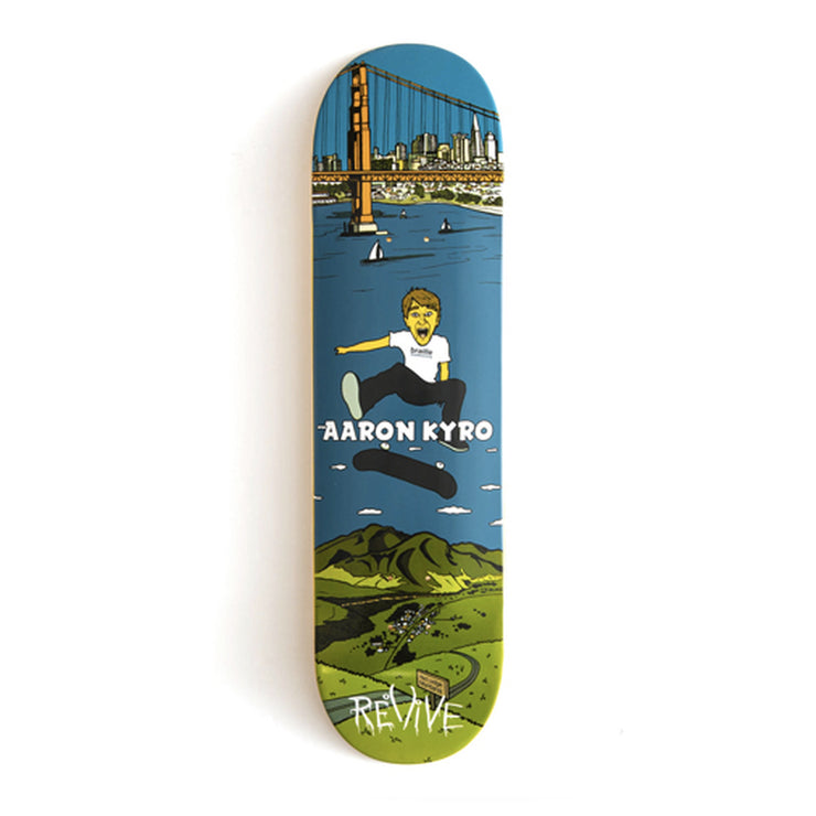 Aaron Kyro Hometown 8 Skateboard Deck from Revive Skateboards | Shop online at good-times.ae | Online Streetwear and Skate Shop in Dubai