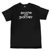Thrasher Skate And Destroy T-Shirt, Black from Thrasher | Shop online at good-times.ae | Online Streetwear and Skate Shop in Dubai