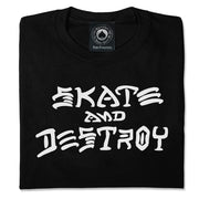 Thrasher Skate And Destroy T-Shirt, Black from Thrasher | Shop online at good-times.ae | Online Streetwear and Skate Shop in Dubai