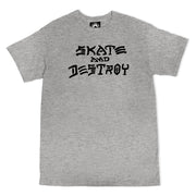 Thrasher Skate And Destroy T-Shirt, Gray from Thrasher | Shop online at good-times.ae | Online Streetwear and Skate Shop in Dubai