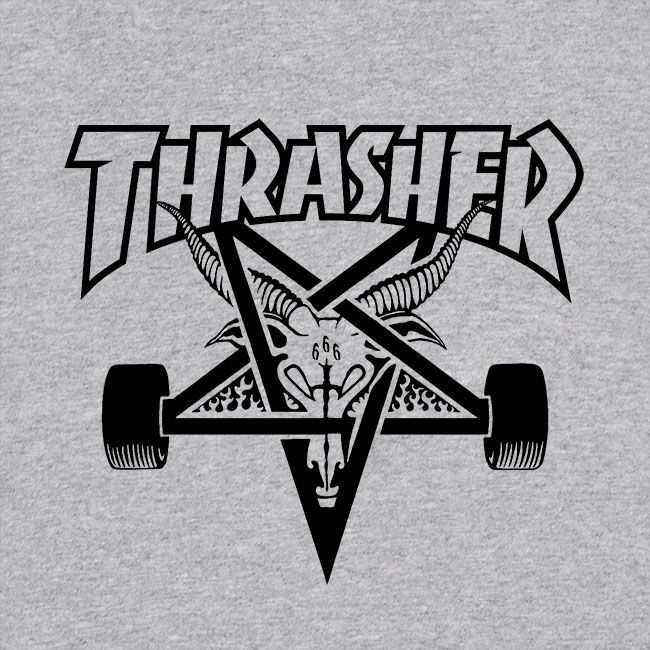 Thrasher Skategoat T-Shirt, Gray from Thrasher | Shop online at good-times.ae | Online Streetwear and Skate Shop in Dubai