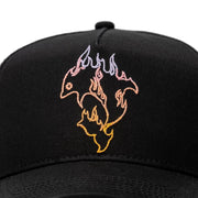 Spectra Flame Snapback from Pink Dolphin | Shop online at good-times.ae | Online Streetwear and Skate Shop in Dubai