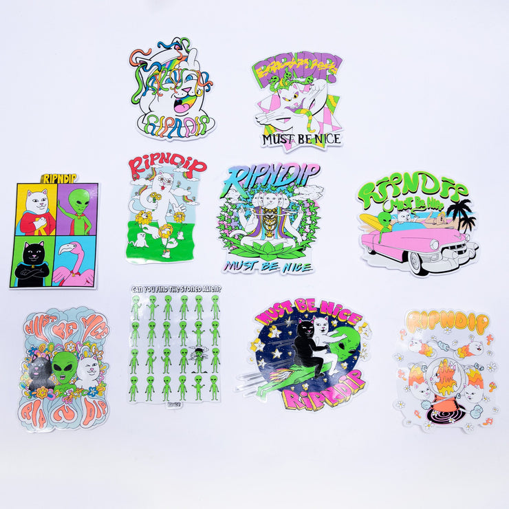 Ripndip Sticker Pack from Ripndip | Shop online at good-times.ae | Online Streetwear and Skate Shop in Dubai