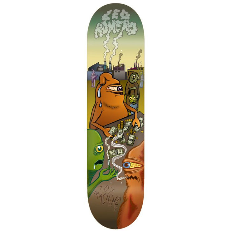 Money Grub 8.50 Skateboard Deck from Toy Machine | Shop online at good-times.ae | Online Streetwear and Skate Shop in Dubai