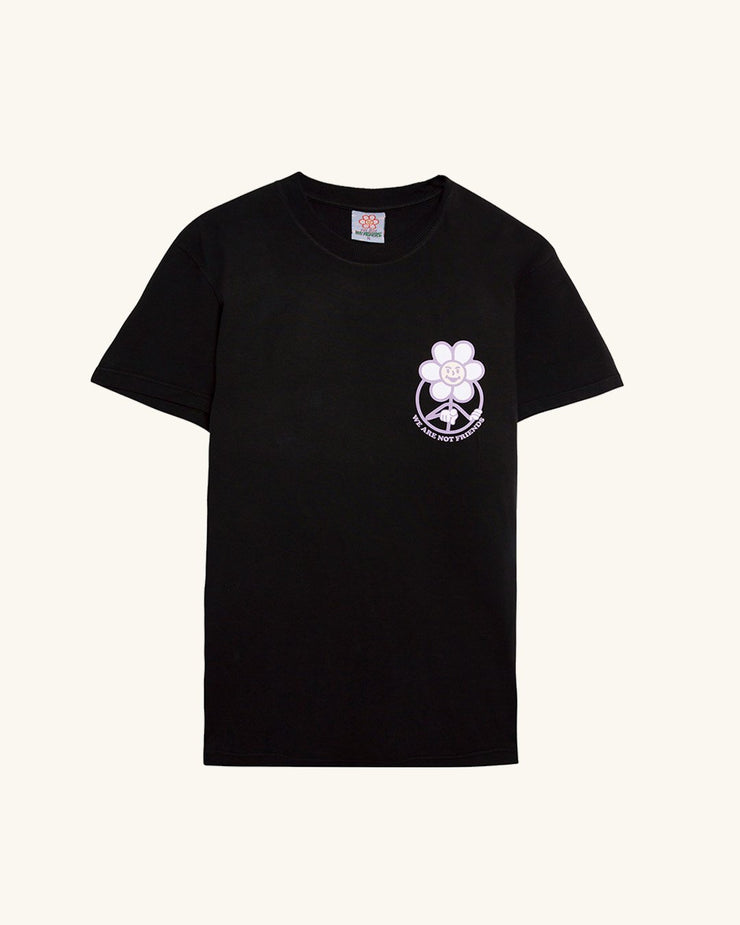 Daisy Purple/Black T-shirt from WE ARE NOT FRIENDS | Shop online at good-times.ae | Online Streetwear and Skate Shop in Dubai