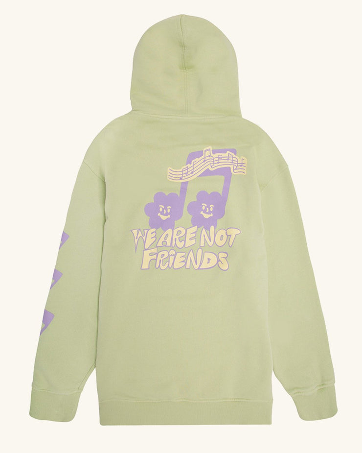 Play My Song Again Hoodie from WE ARE NOT FRIENDS | Shop online at good-times.ae | Online Streetwear and Skate Shop in Dubai