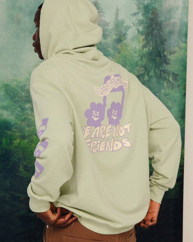 Play My Song Again Hoodie from WE ARE NOT FRIENDS | Shop online at good-times.ae | Online Streetwear and Skate Shop in Dubai